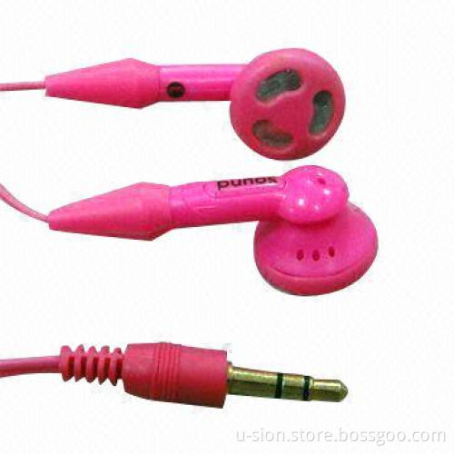 3.5mm Wired Earphones for iPod/MP3 Players/Cellphones/Computer, with 10mm Speakers and Nice Design